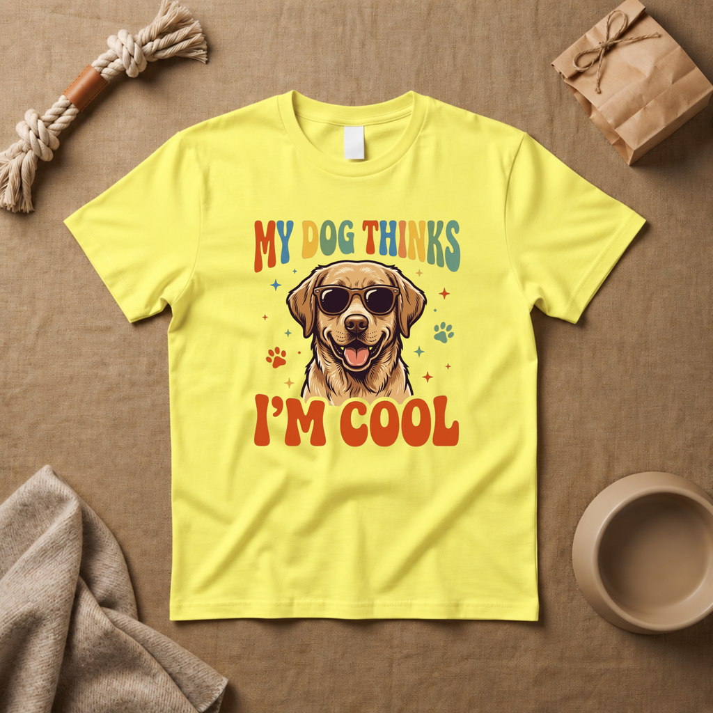 My Dog Thinks I M Cool T-Shirt