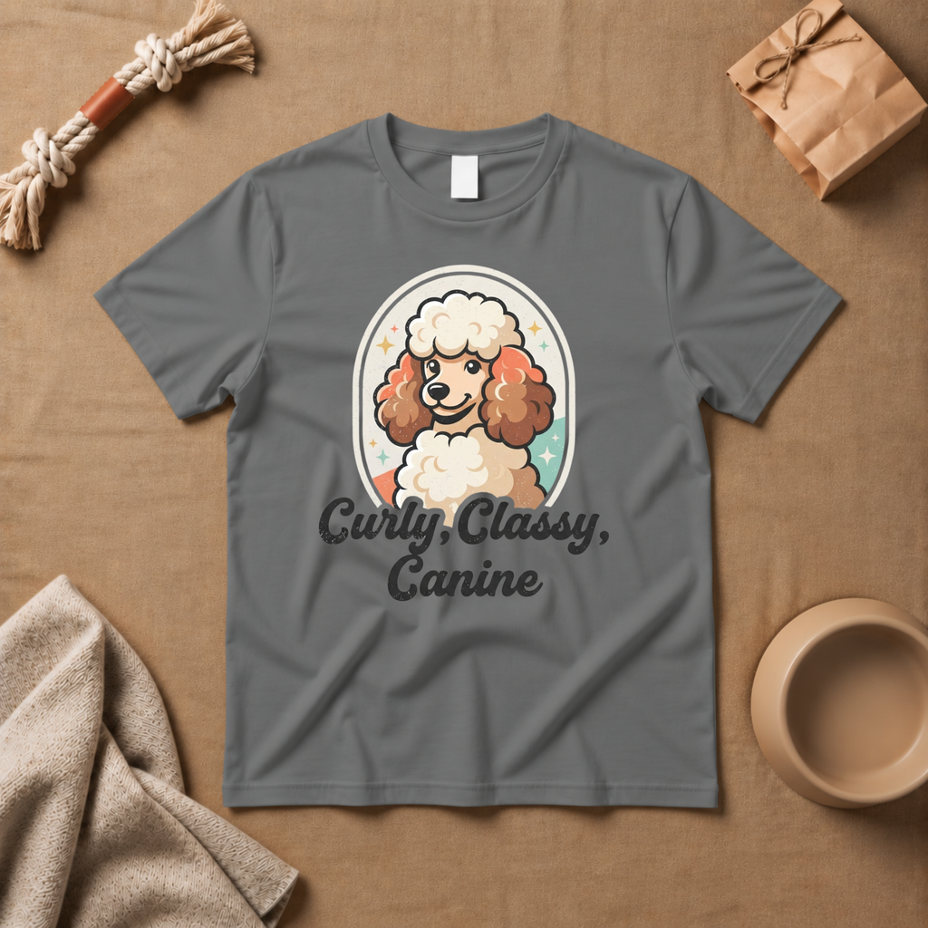 Curly, Classy, Canine T-Shirt