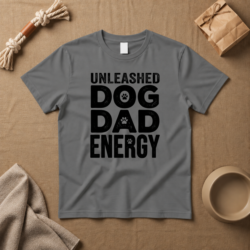 Dog Dad Energy T-Shirt