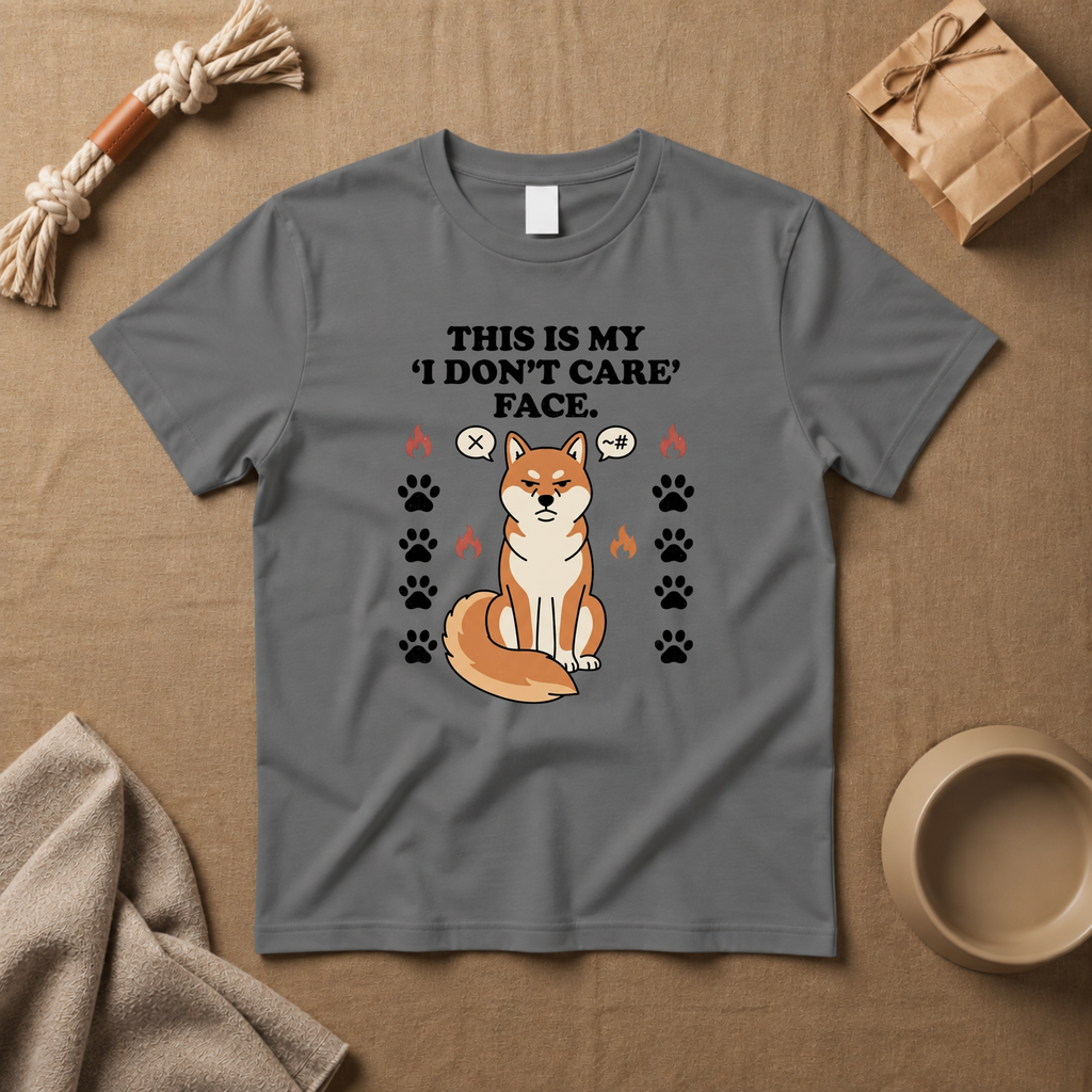 This Is My I Dont Care Face T-Shirt