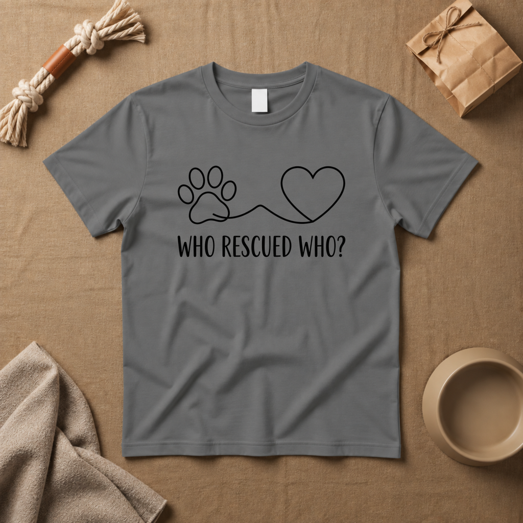 Who Rescued Who T-Shirt