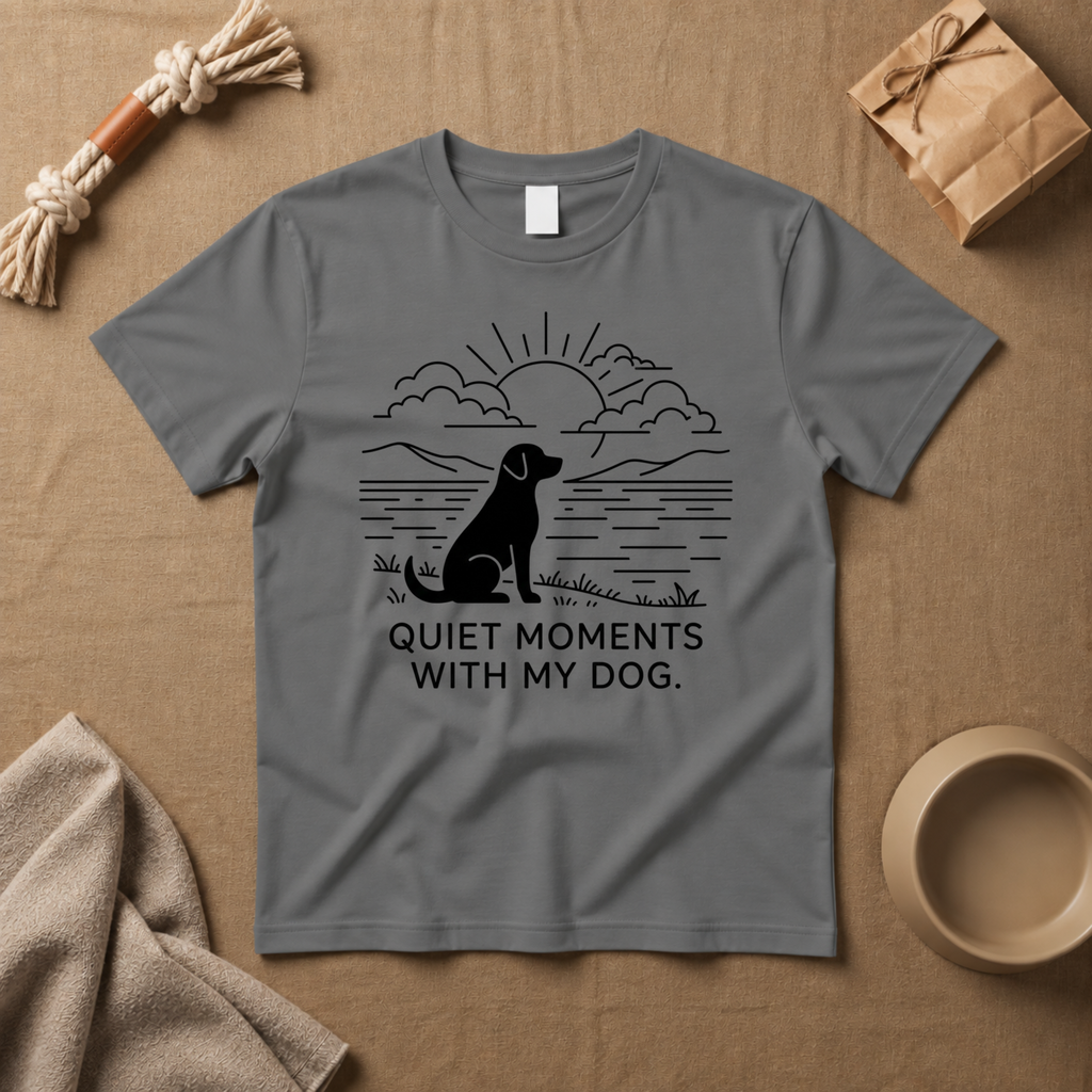 Quiet Moments With My Dog T-Shirt