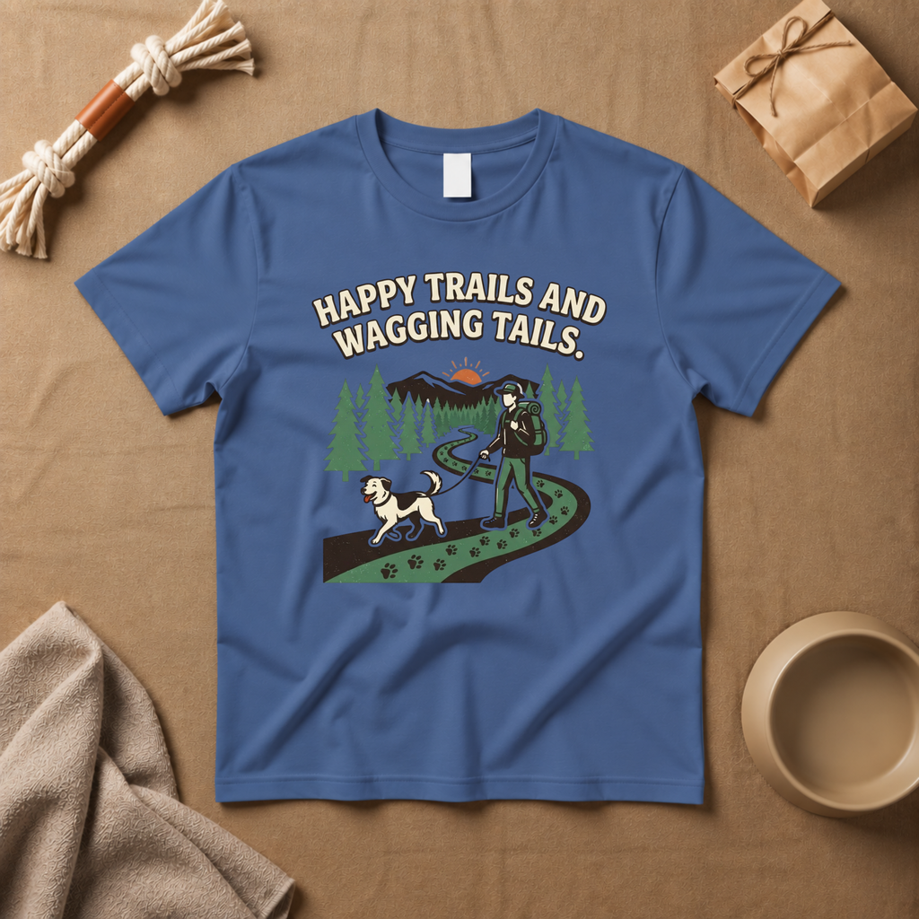 Happy Trails & Wagging Tails T-Shirt