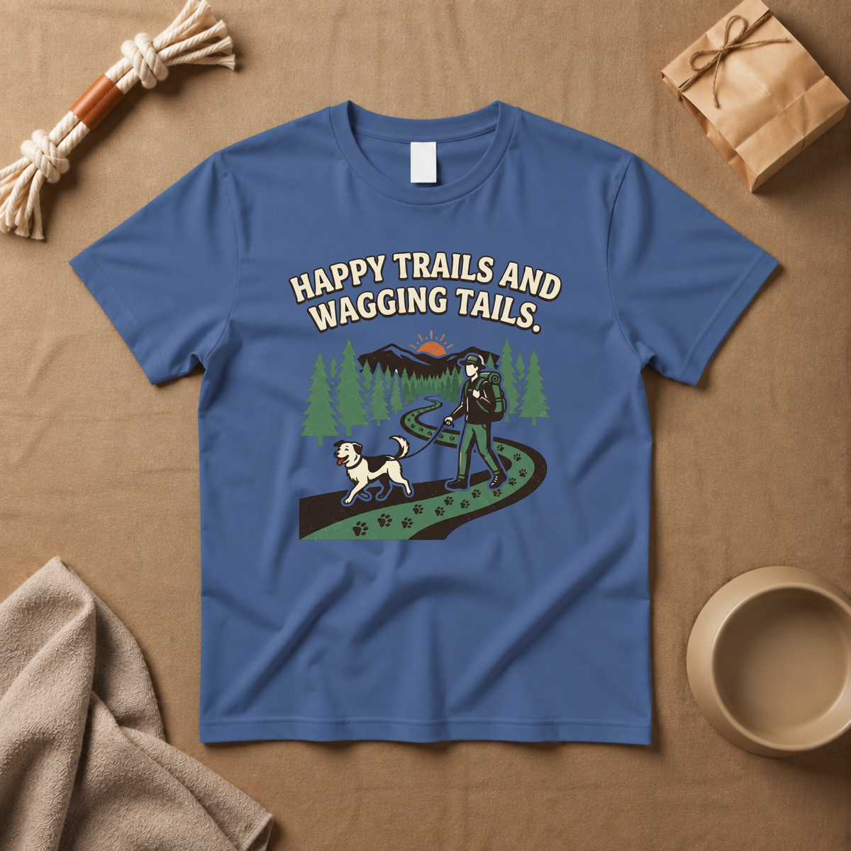 Happy Trails & Wagging Tails T-Shirt
