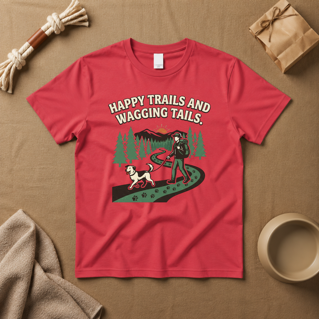 Happy Trails & Wagging Tails T-Shirt