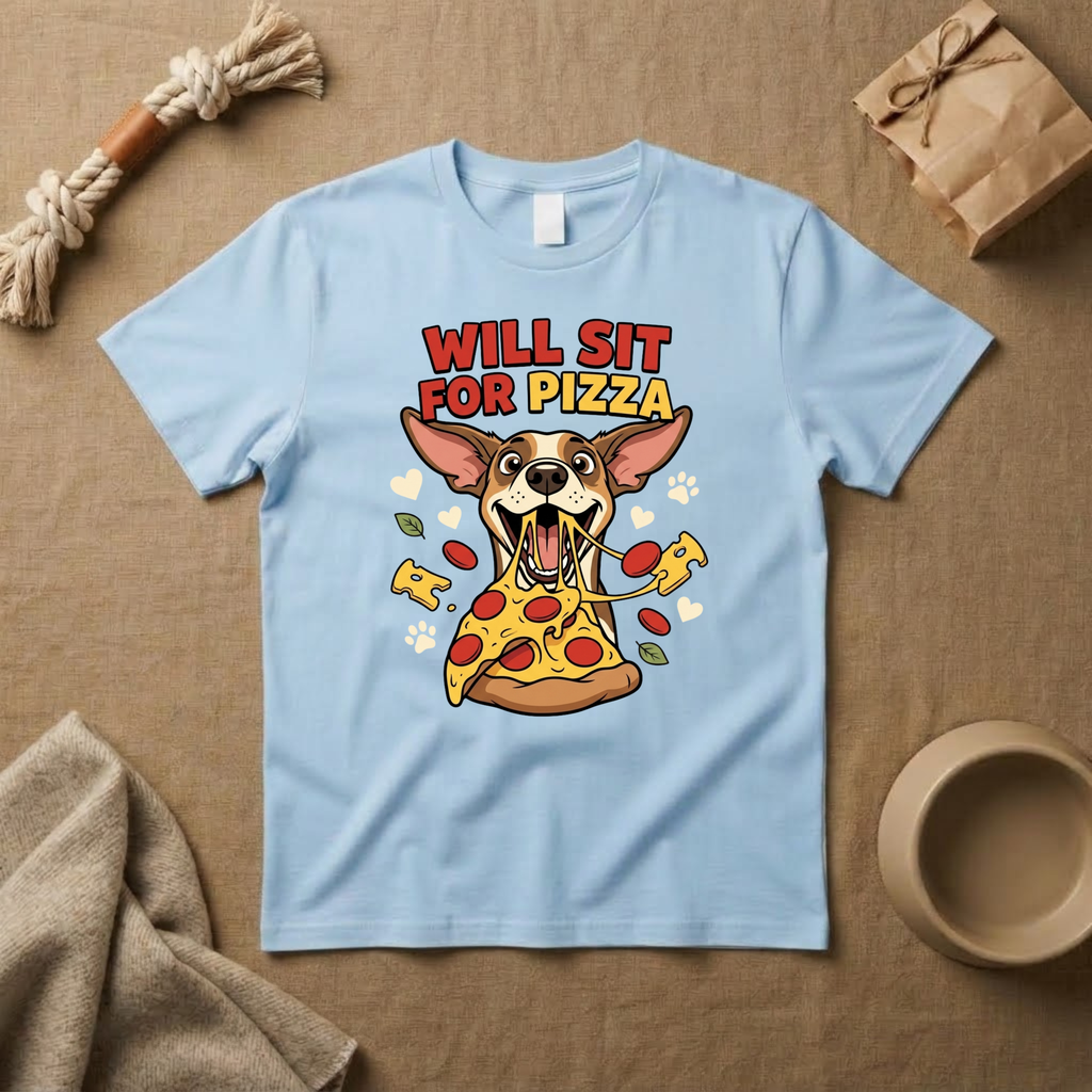 Will Sit For Pizza T-Shirt