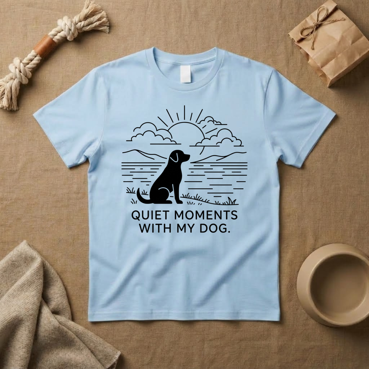Quiet Moments With My Dog T-Shirt