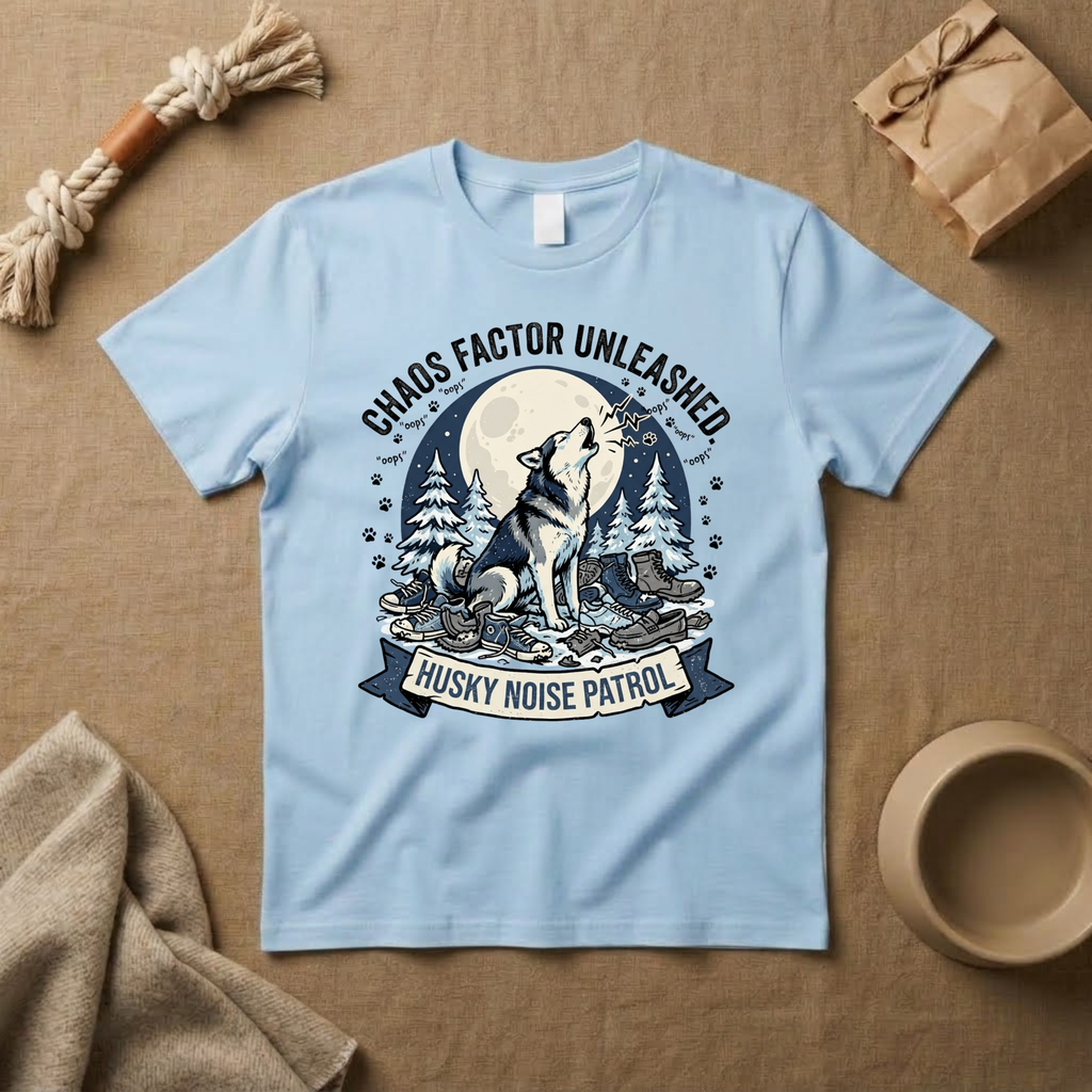 Husky Noise Patrol T-Shirt