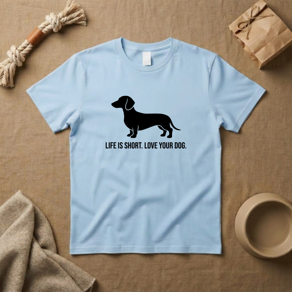 Life Is Short, Love Your Dog T-Shirt