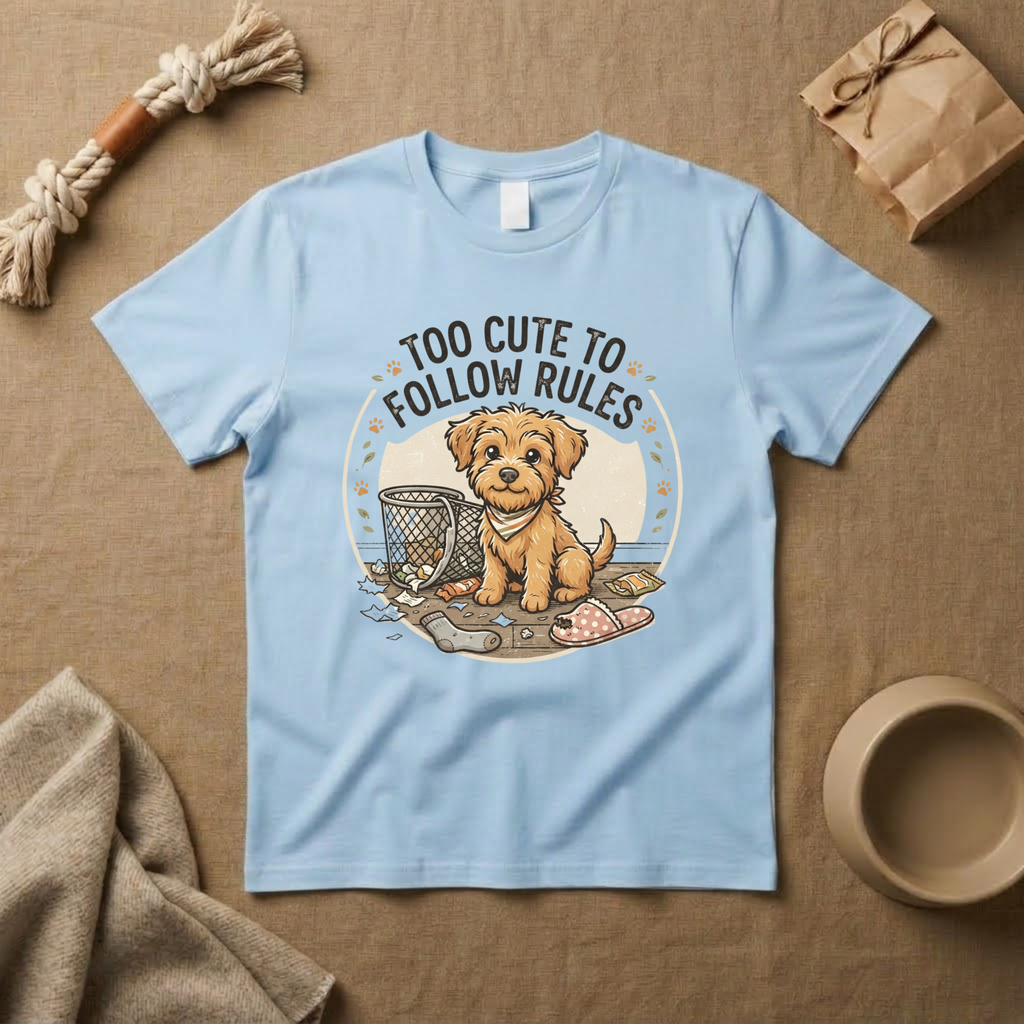 Too Cute To Follow Rules T-Shirt