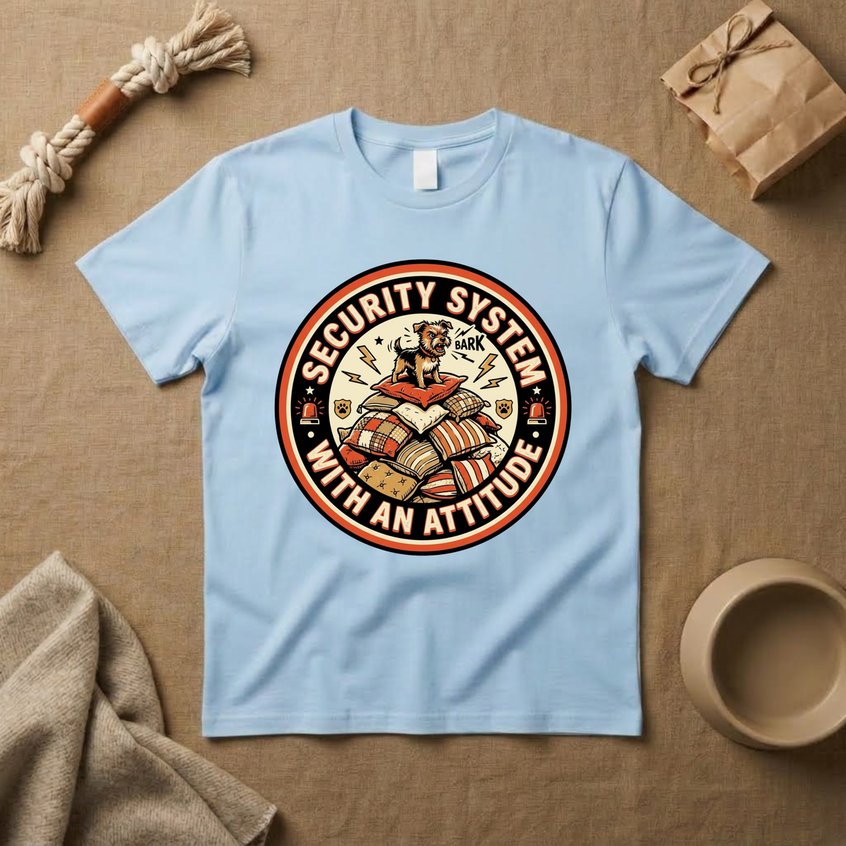Security System With An Attitude T-Shirt