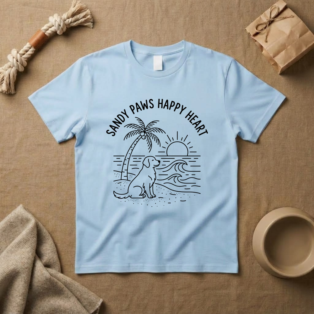 Sandy Paws Happy Heart T-Shirt