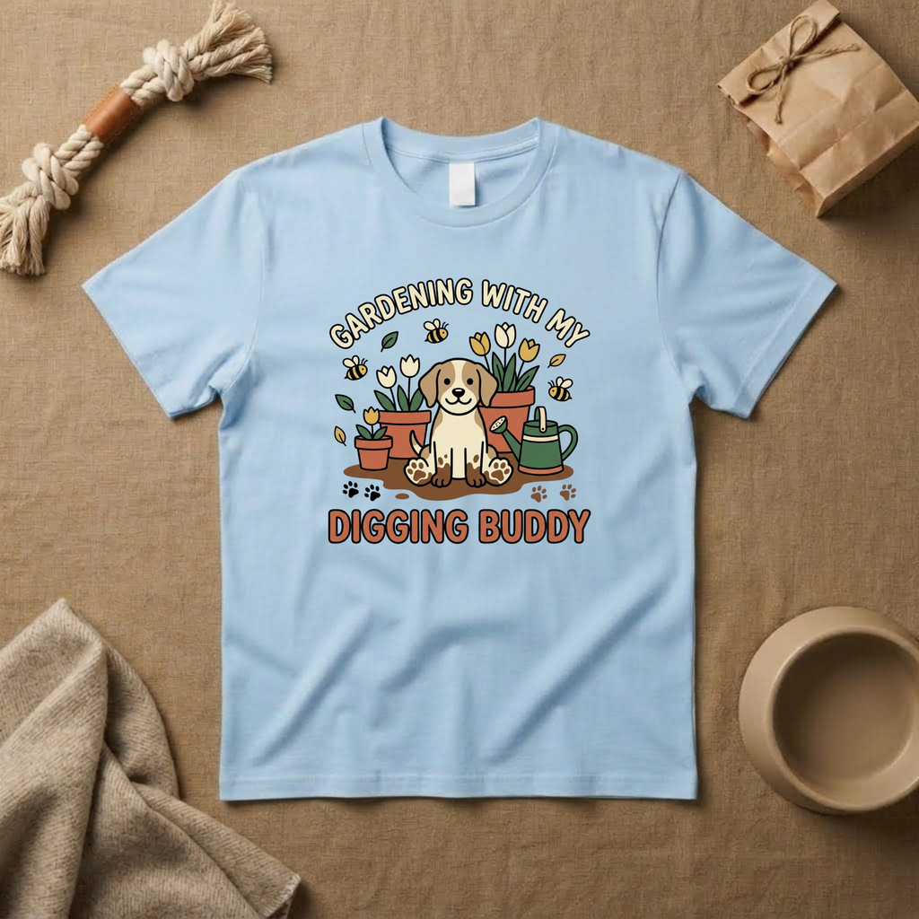 Gardening With My Digging Buddy T-Shirt