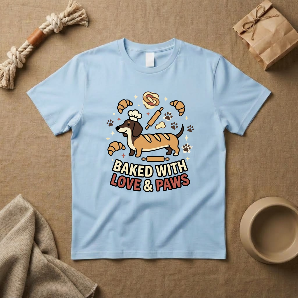 Baked with Love & Paws T-shirts