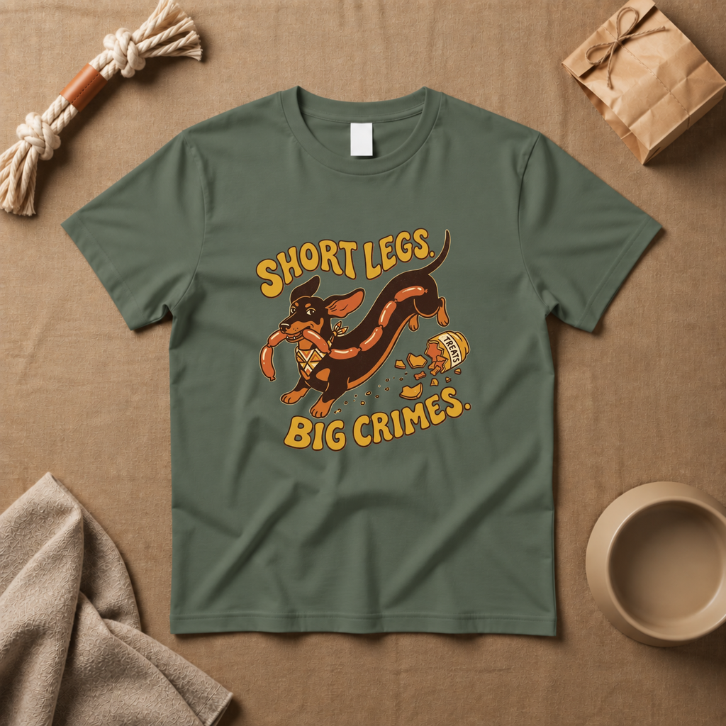 Short Legs Big Crimes T-Shirt