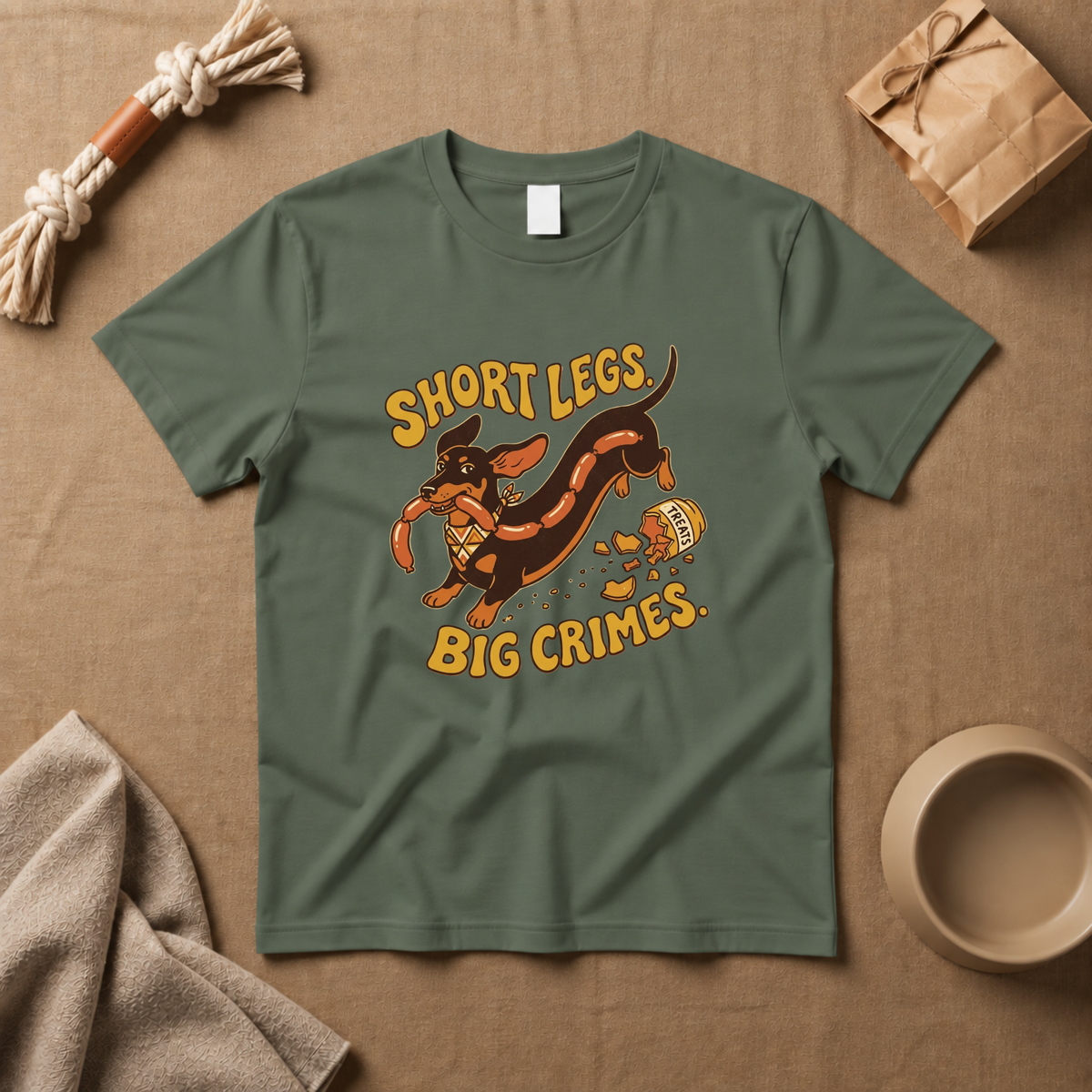 Short Legs Big Crimes T-Shirt