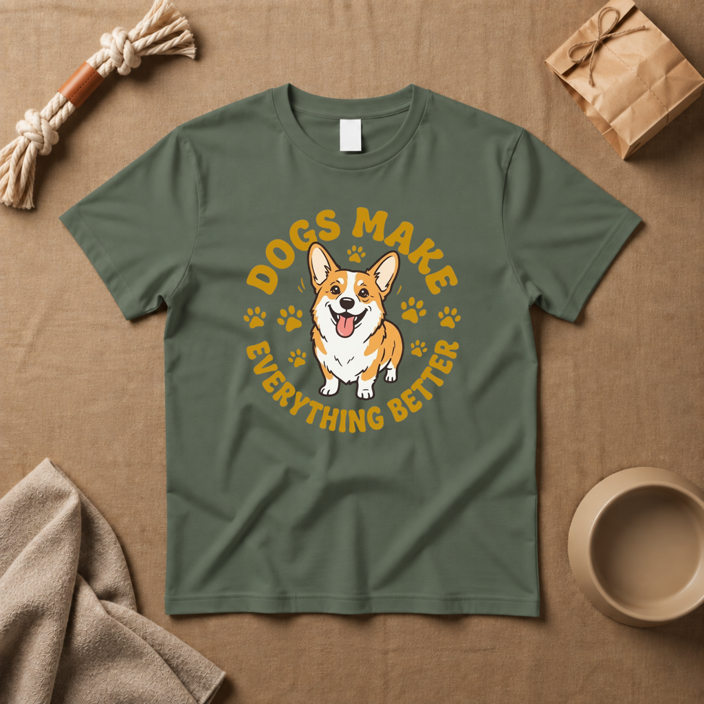 Dogs Make Everything Better T-Shirt