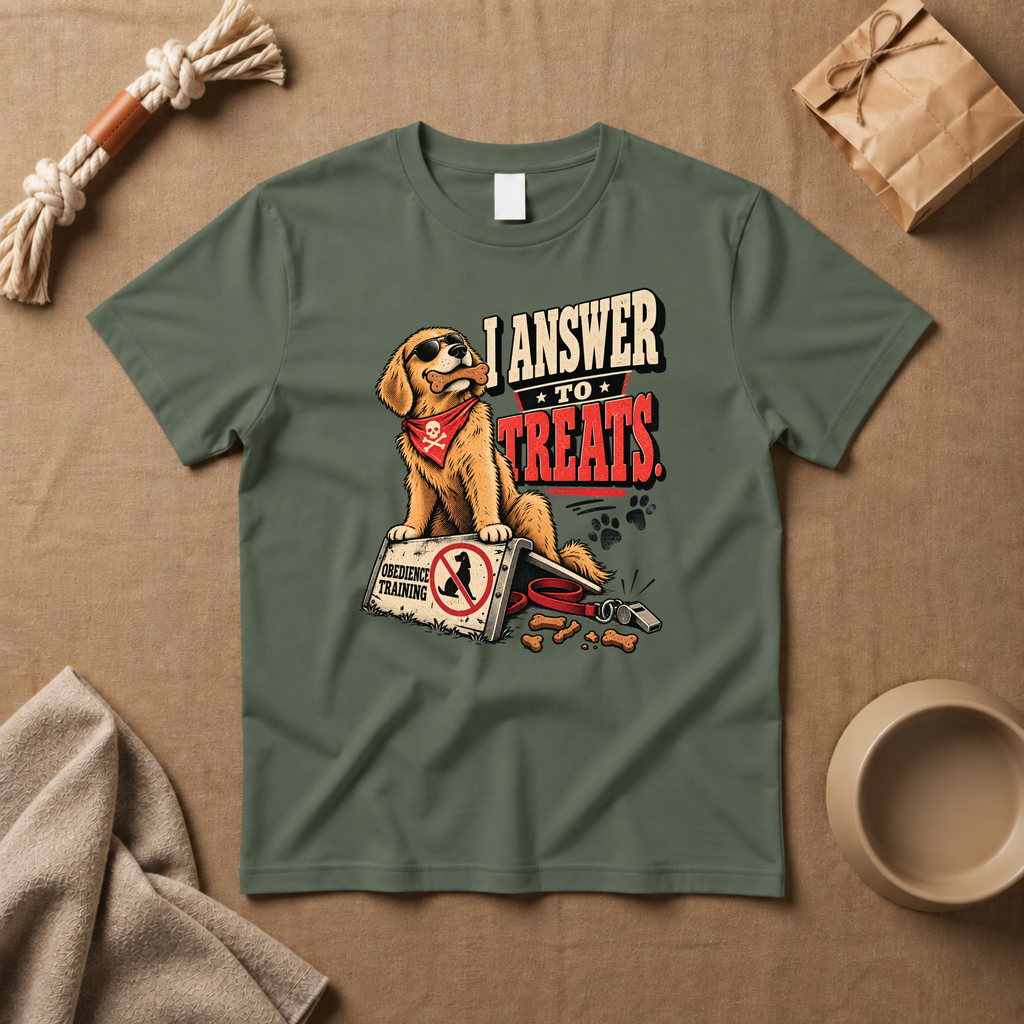 I Answer To Treats T-Shirt
