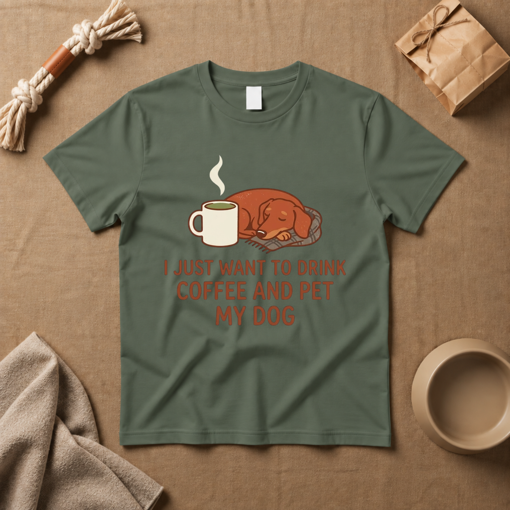 I Just Want To Drink Coffee T-Shirt