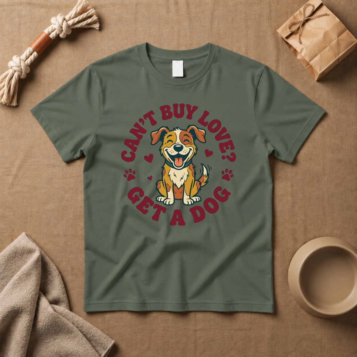 Cant Buy Love? Get A Dog T-Shirt