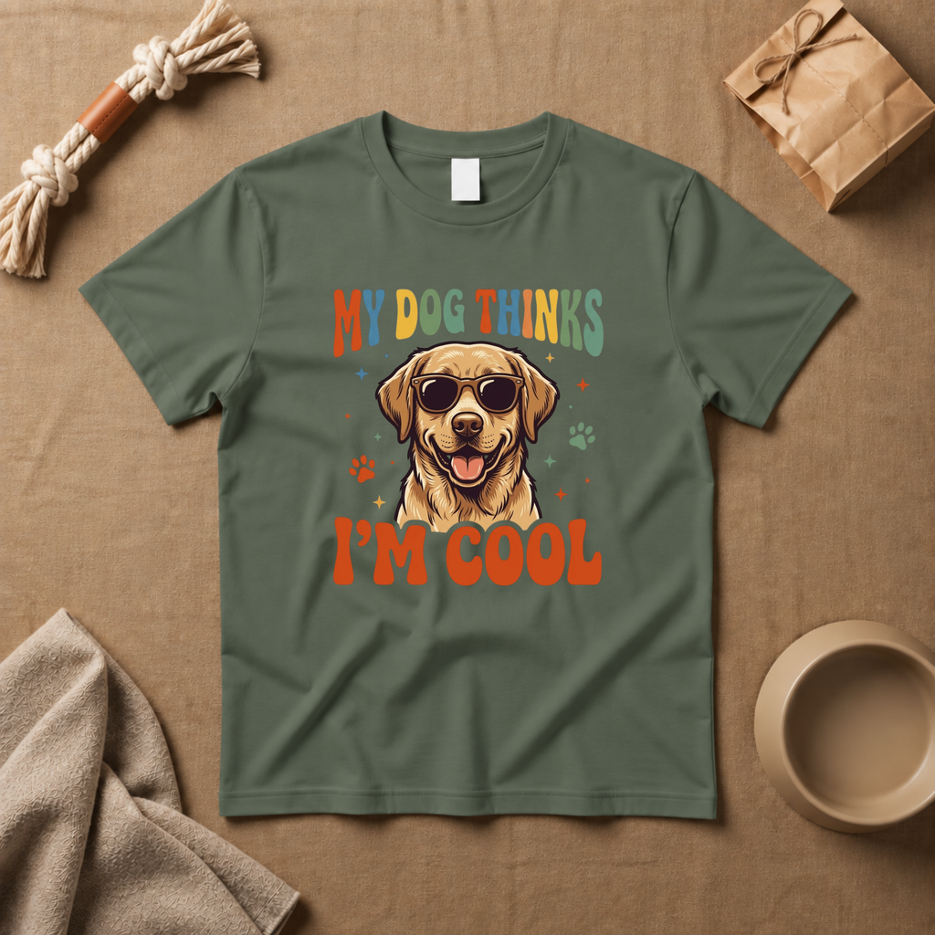 My Dog Thinks I M Cool T-Shirt