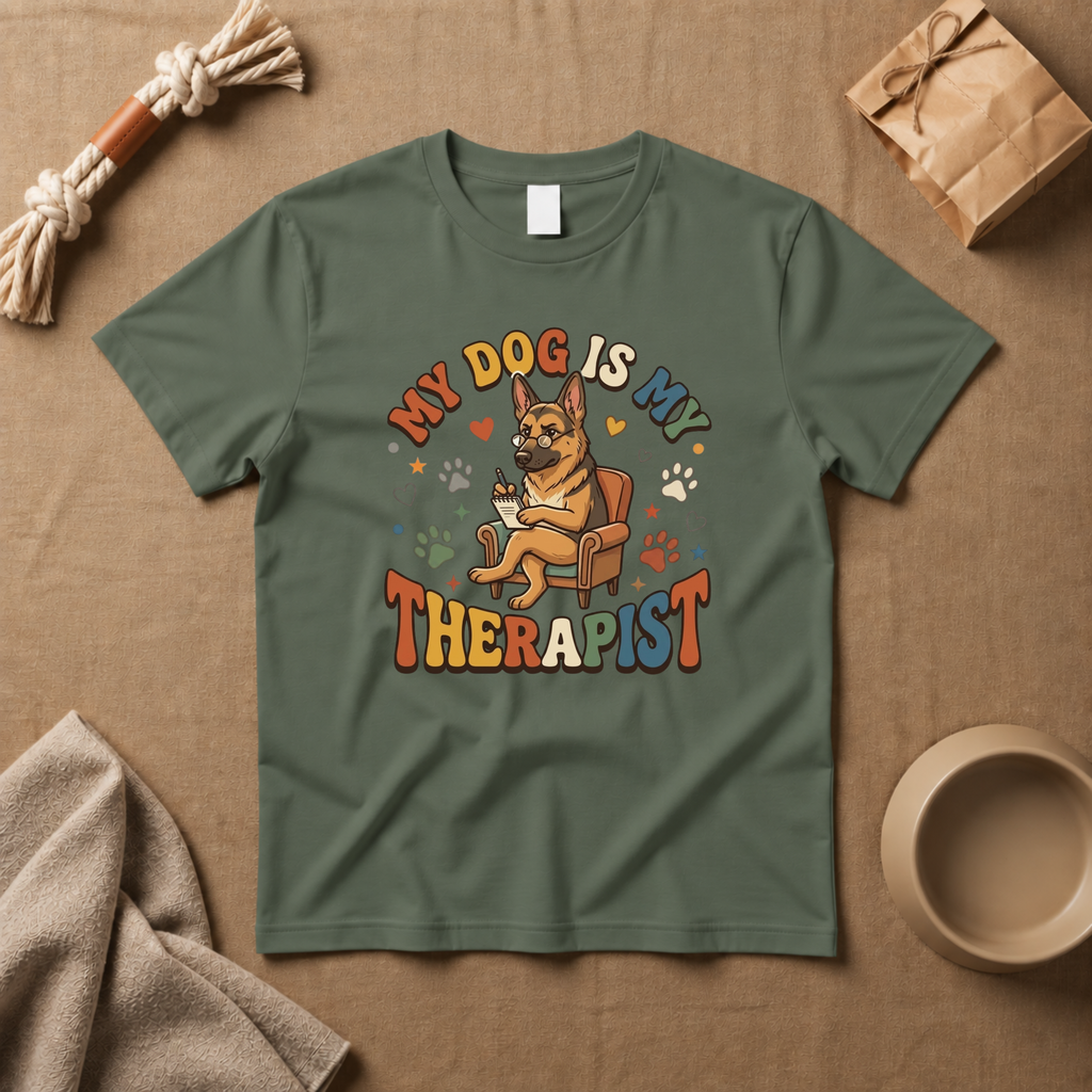 My Dog Is My Therapist T-Shirt