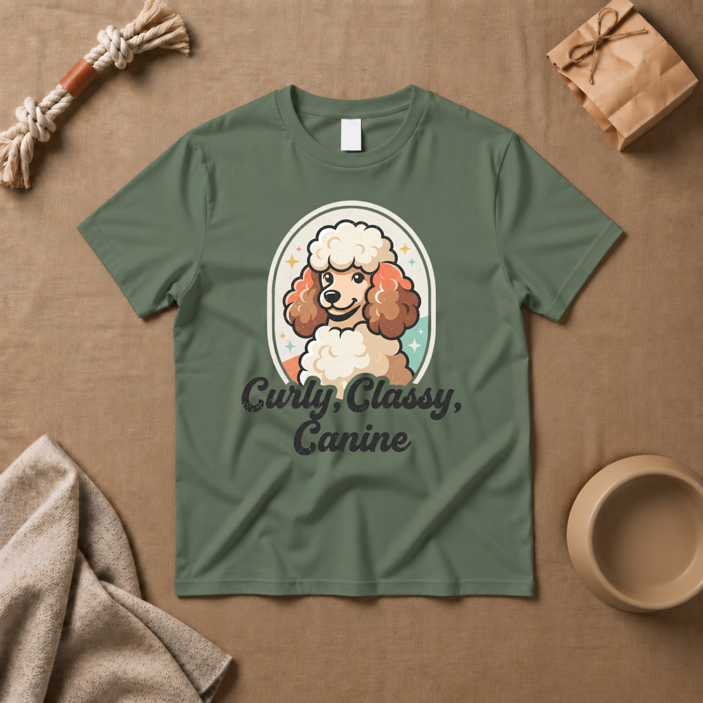 Curly, Classy, Canine T-Shirt