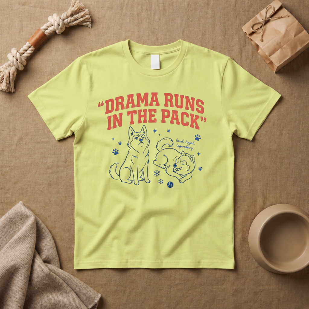 Drama Runs In The Pack T-Shirt