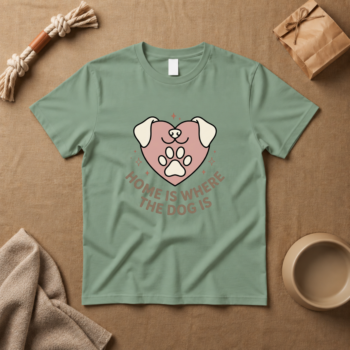 Home Is Where The Dog Is T-Shirt