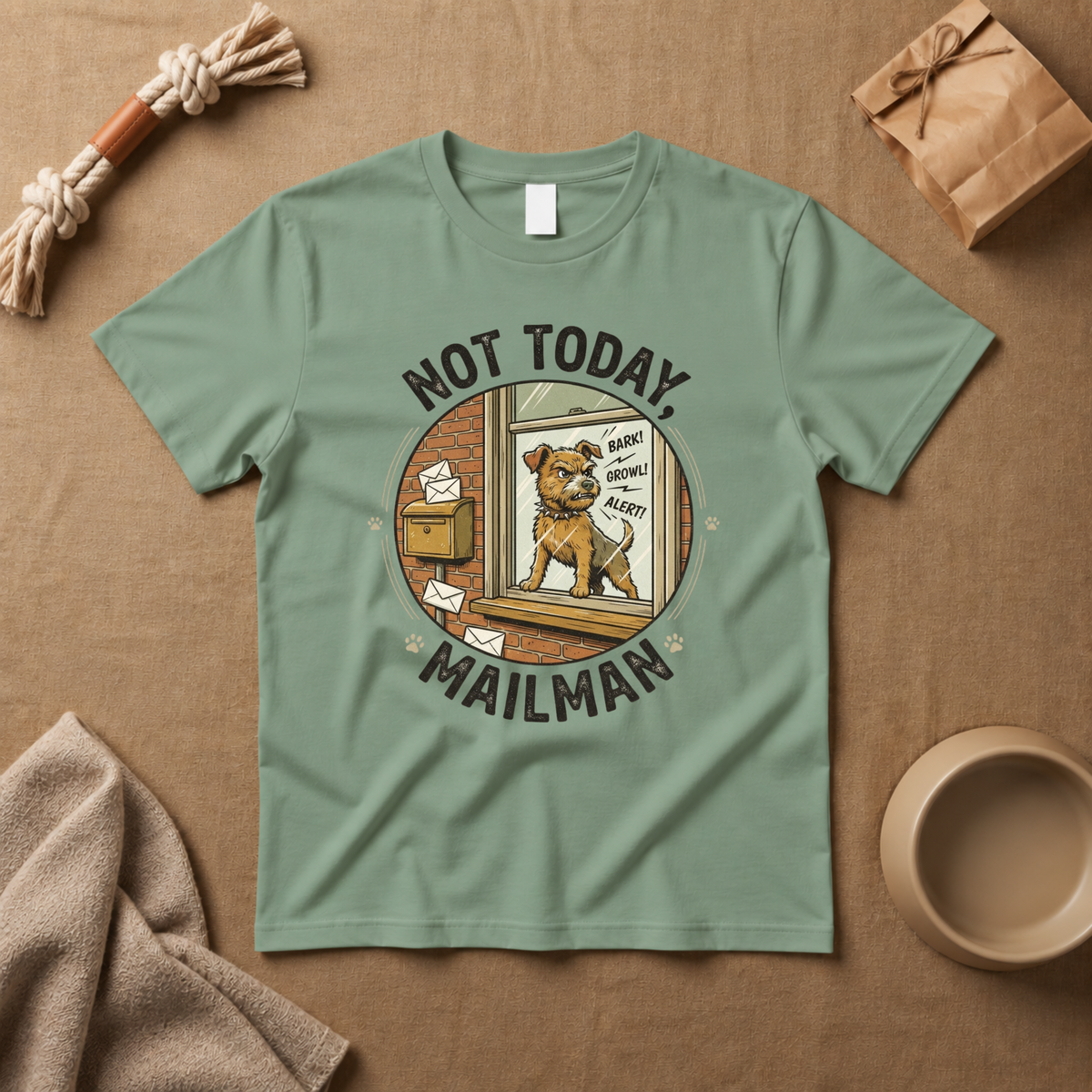 Not Today Mailman T-Shirt