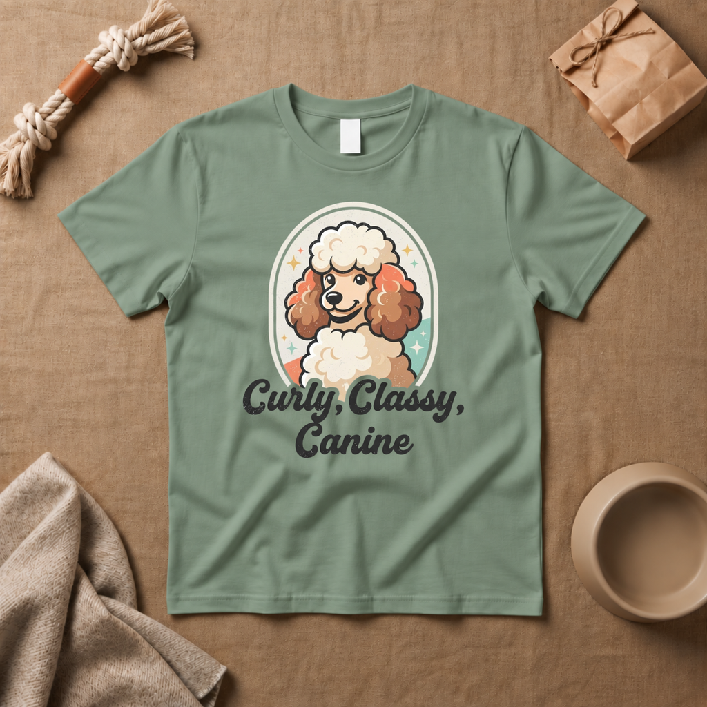 Curly, Classy, Canine T-Shirt