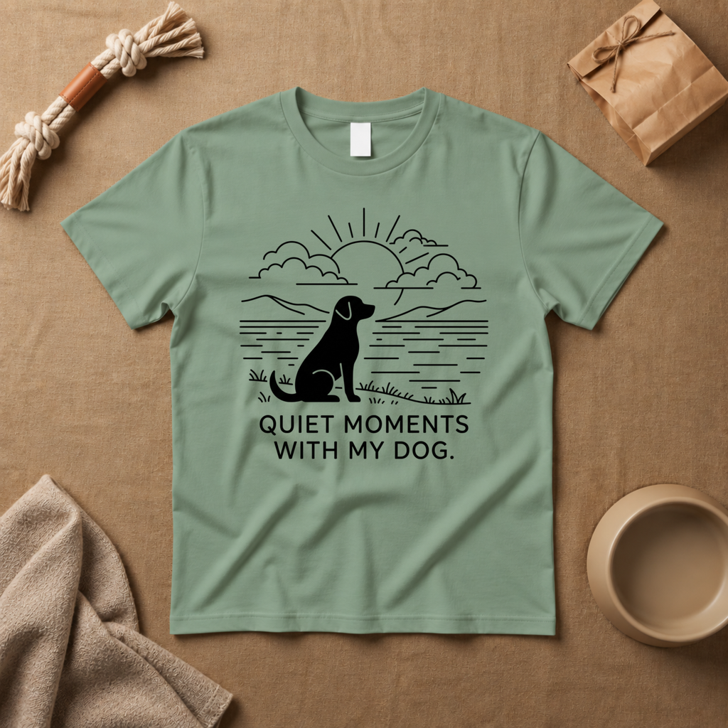 Quiet Moments With My Dog T-Shirt