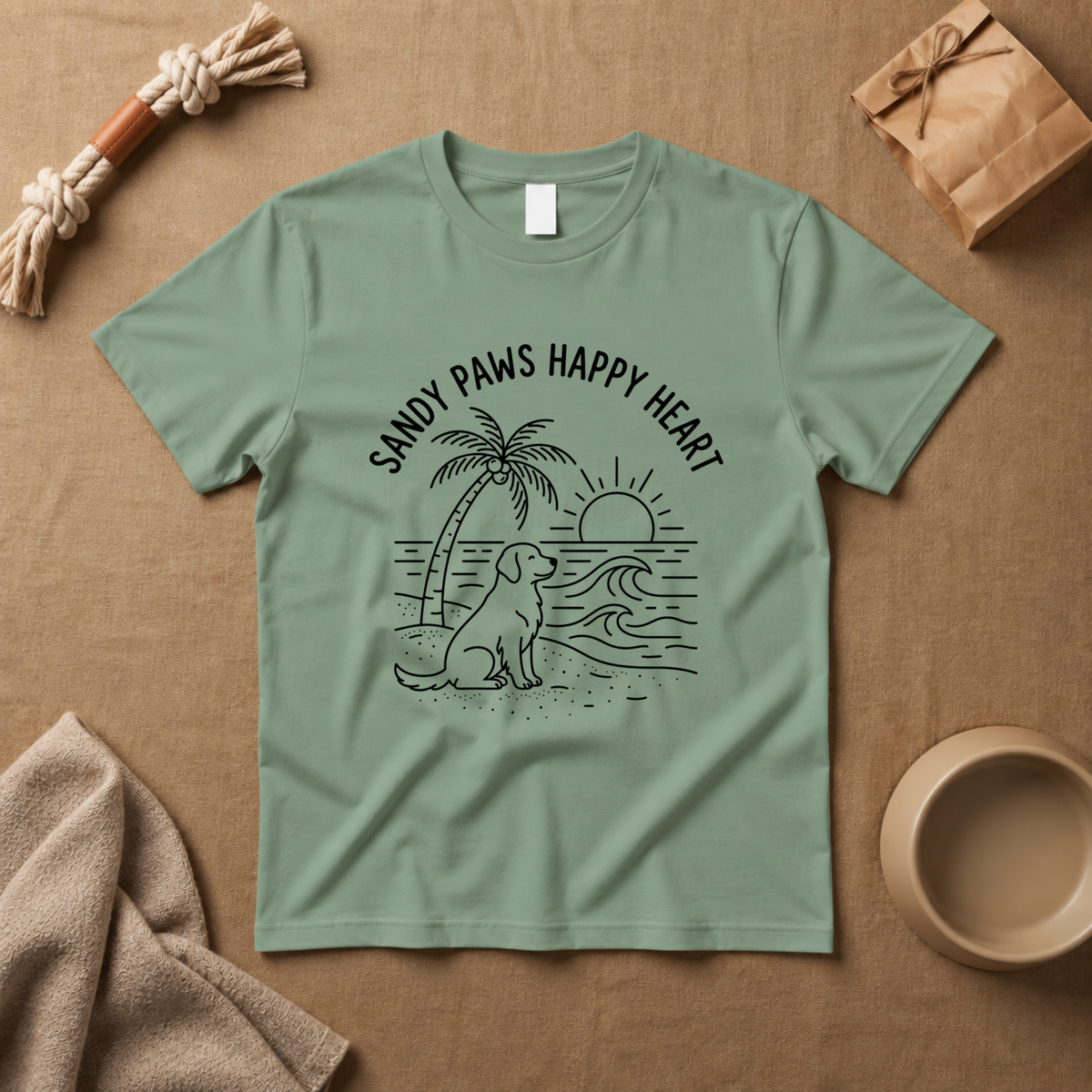 Sandy Paws Happy Heart T-Shirt