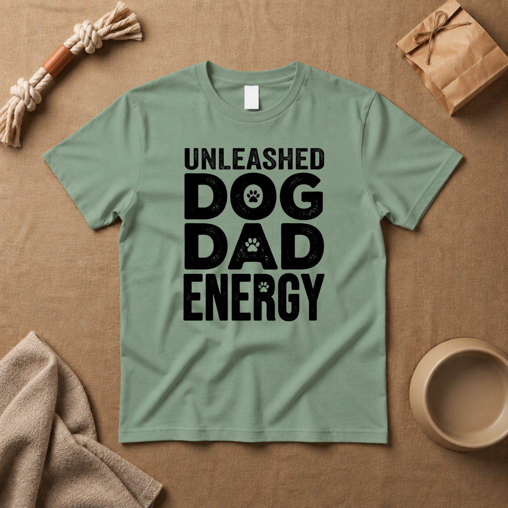 Dog Dad Energy T-Shirt
