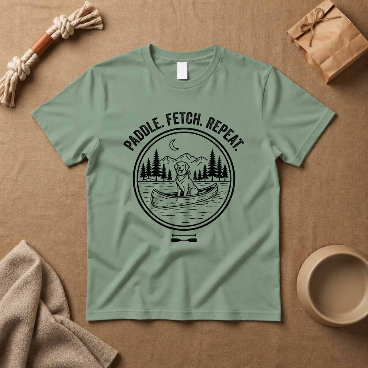 Paddle,Fetch,Repeat T-Shirt