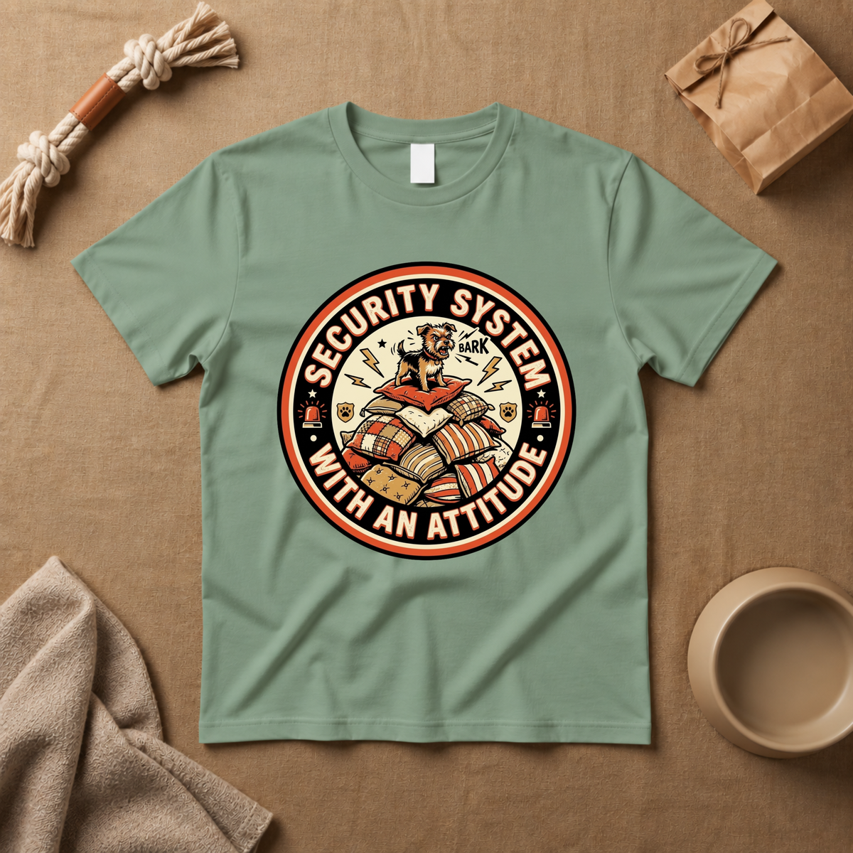 Security System With An Attitude T-Shirt