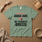 Resque Dog Are My Favourite Breed T-Shirt