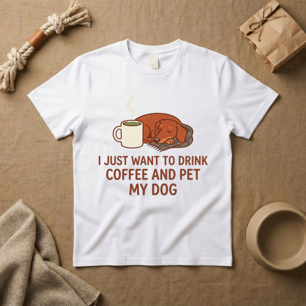 I Just Want To Drink Coffee T-Shirt