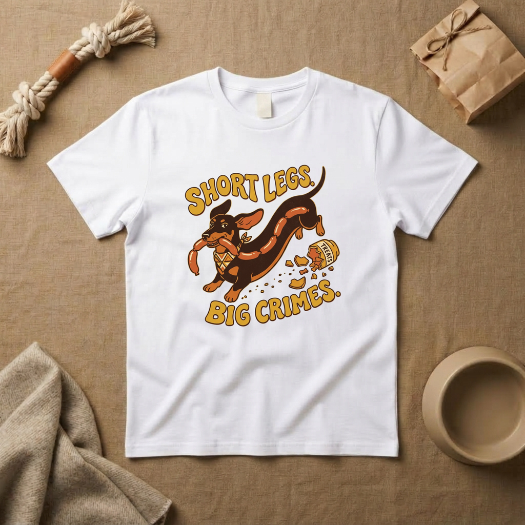 Short Legs Big Crimes T-Shirt