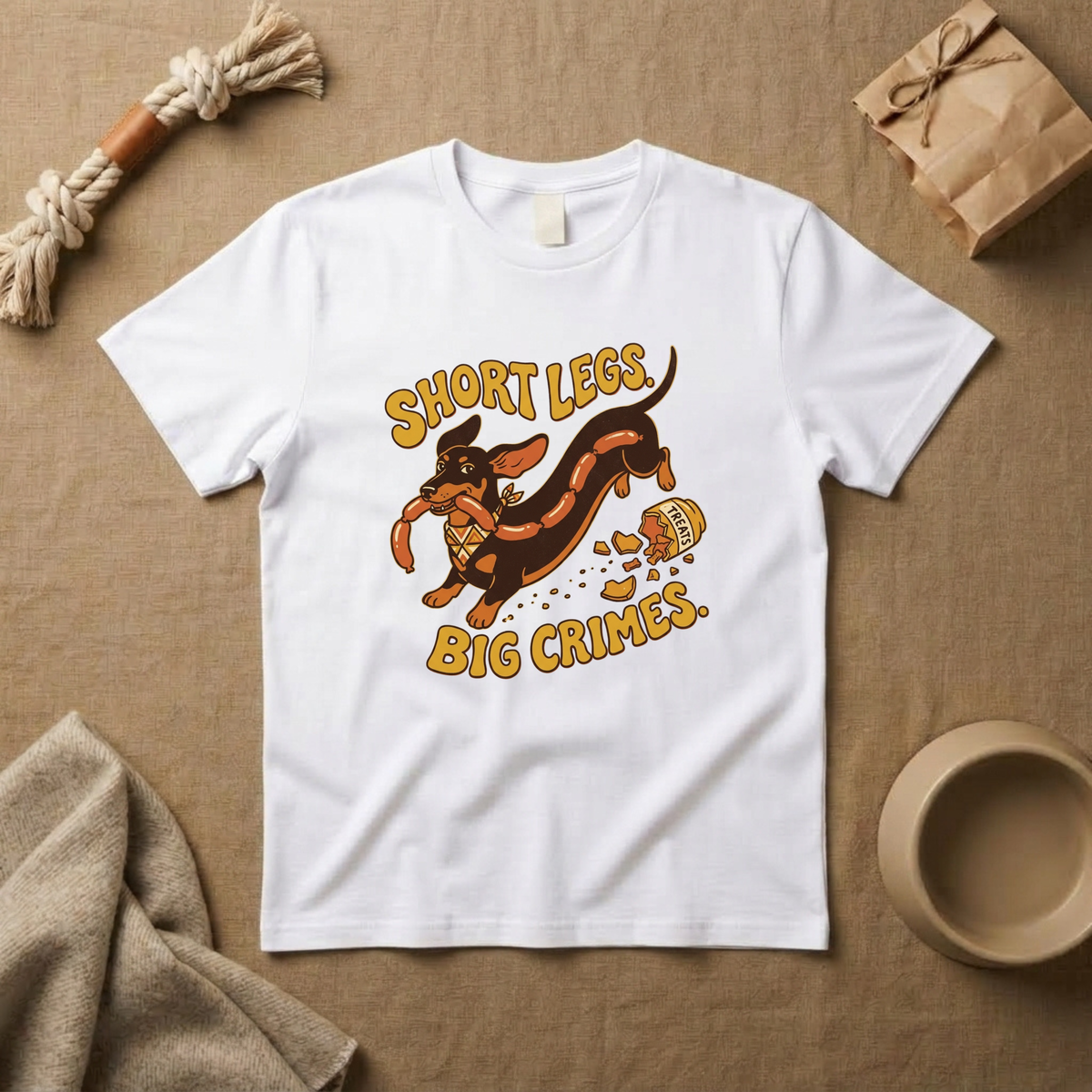 Short Legs Big Crimes T-Shirt