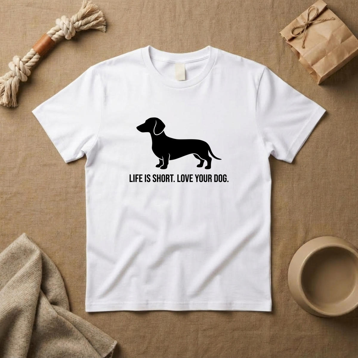 Life Is Short, Love Your Dog T-Shirt